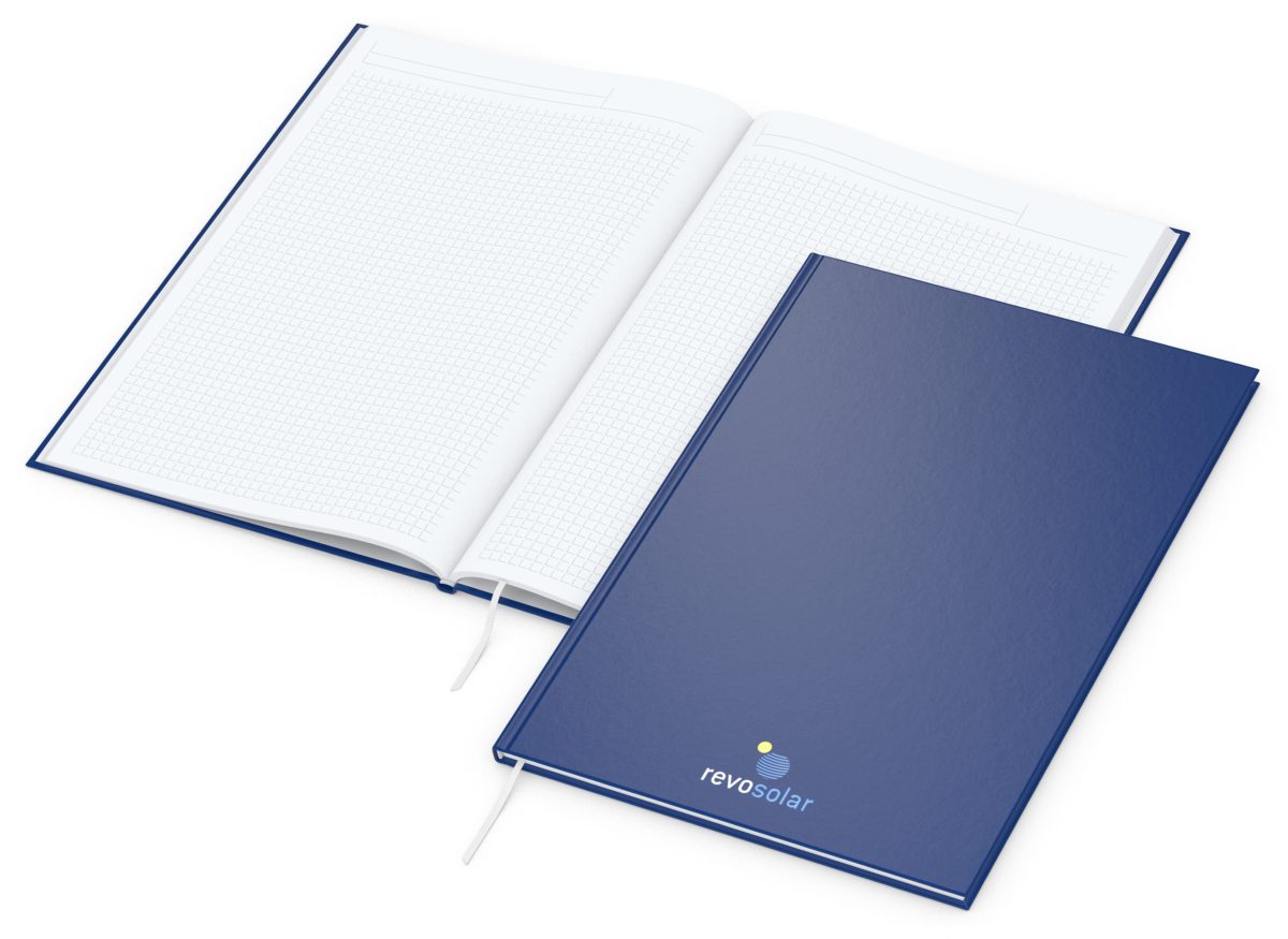 Notizbuch Memo-Book Umfang klein Hardcover matt-farbig