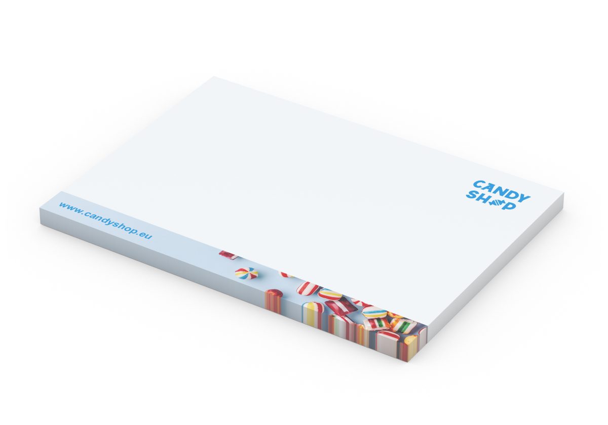 Haftnotizblock Basic 100 × 72 mm Format mittelgroß