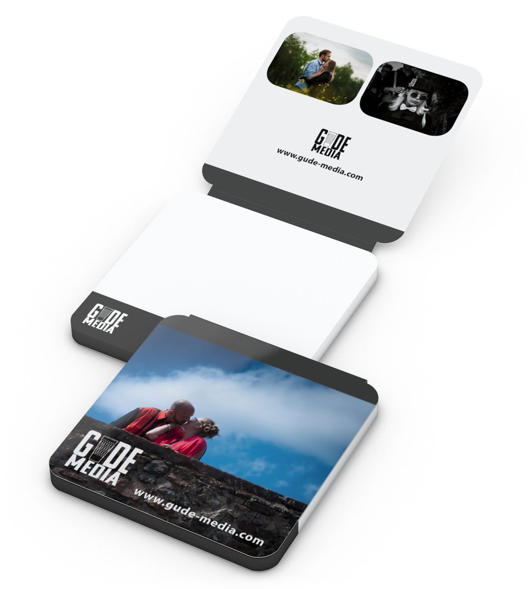 Haftnotizblock Cover Karton Round Ecken abgerundet Karton-Umschlag