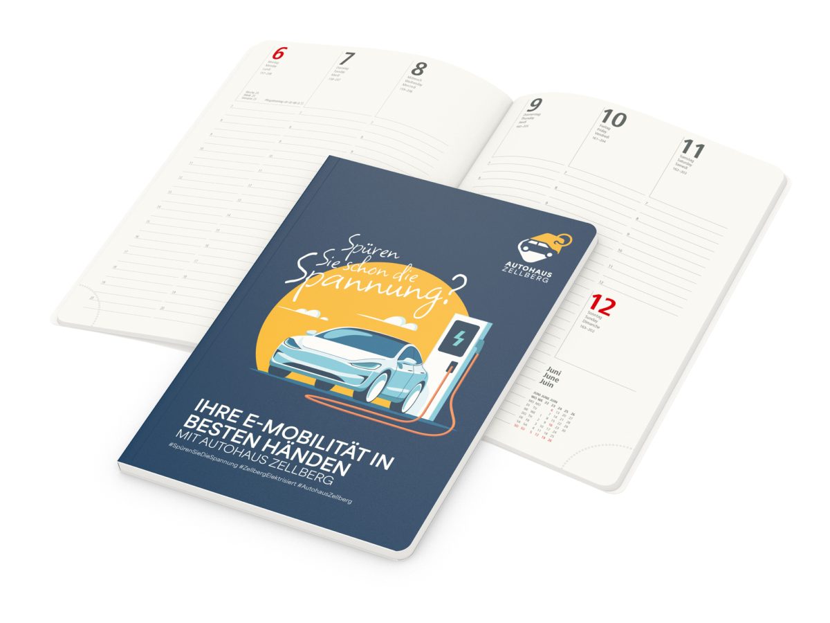Wochenkalender Prestige-Flexx RECYCLING A5 Naturkarton-Softcover individuell