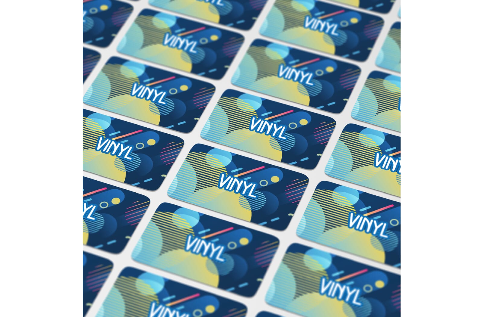 Vinyl Sticker Rechteck 30x15mm