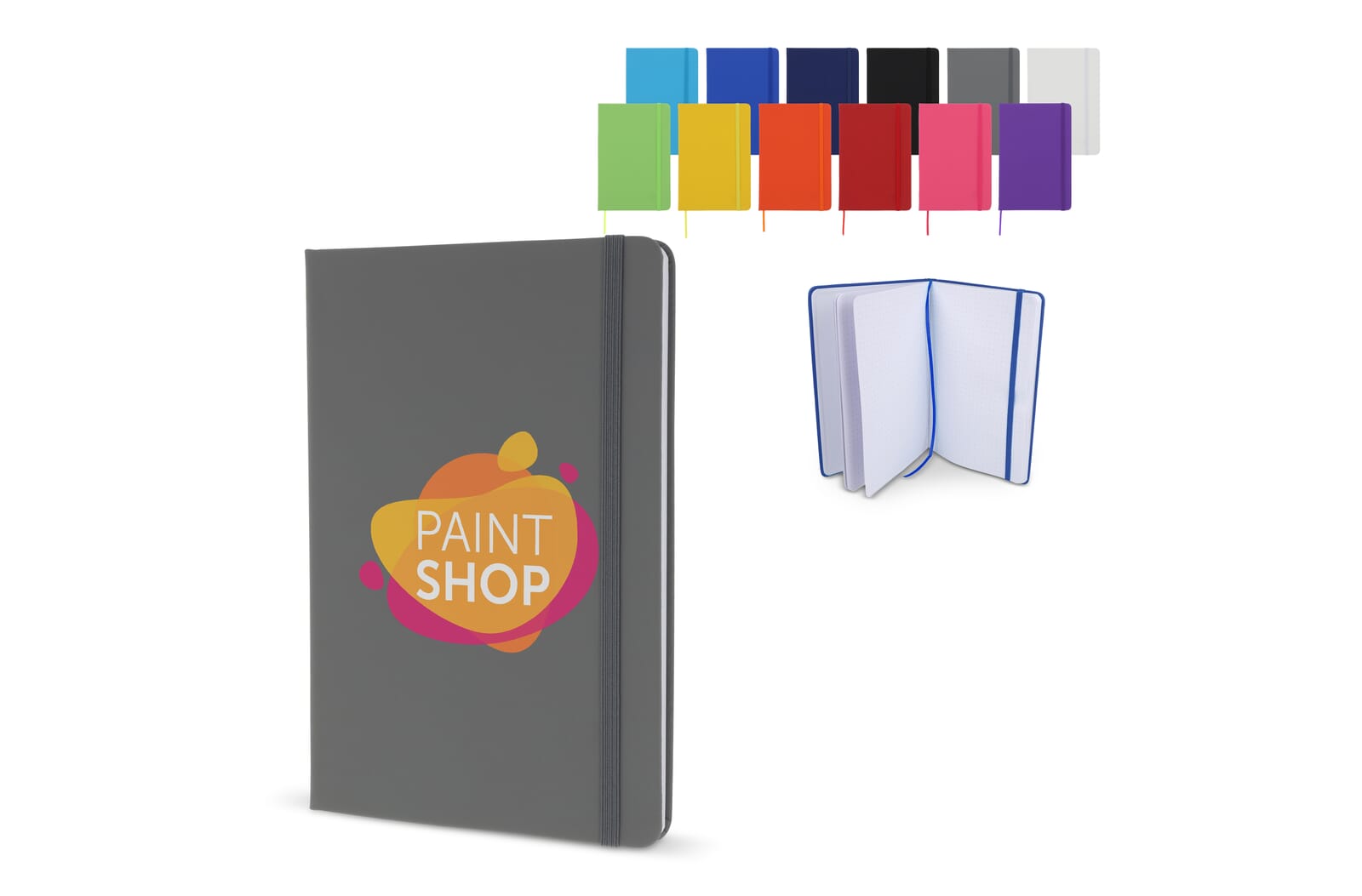Notizbuch A5 PU mit Rasterpunktseiten