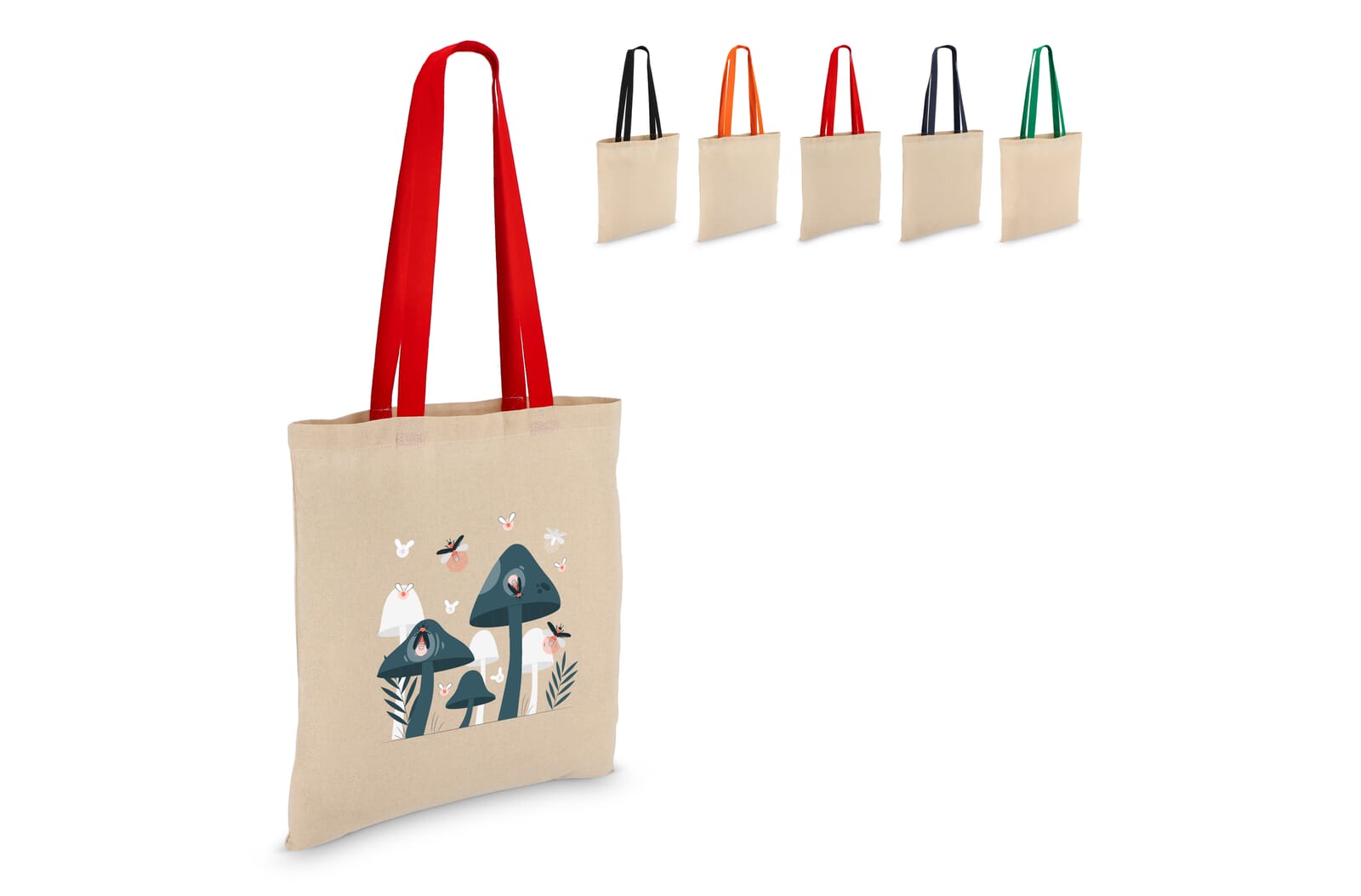 Tragetasche aus Baumwolle OEKO-TEX® 38 x 42cm 140g/m²