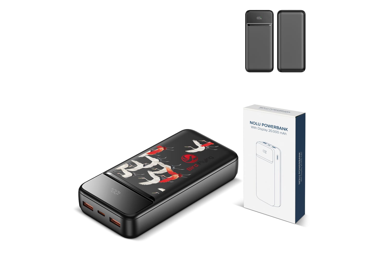 Nolu Powerbank mit LED-Anzeige 20000 mAh