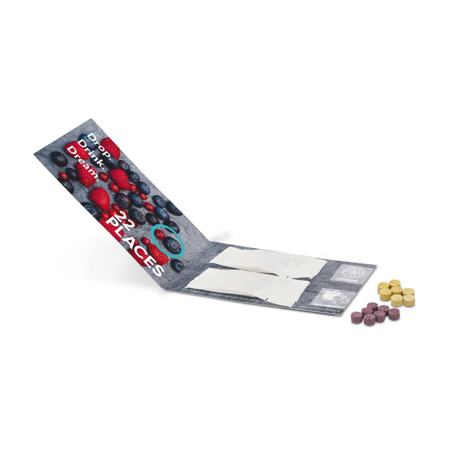 Promo Drops by TEABALLS - 2 Sachets (je 6-8 Drops in 2 Sorten Ihrer Wahl für ein Erfrischungsgetränk mit bis zu 1 L)